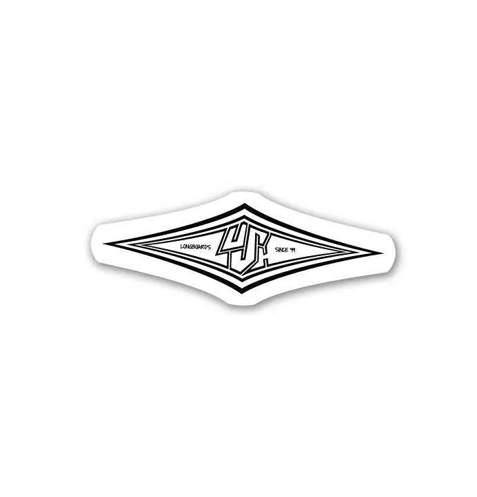 Lush Longboards Diamond Sticker 74x24
