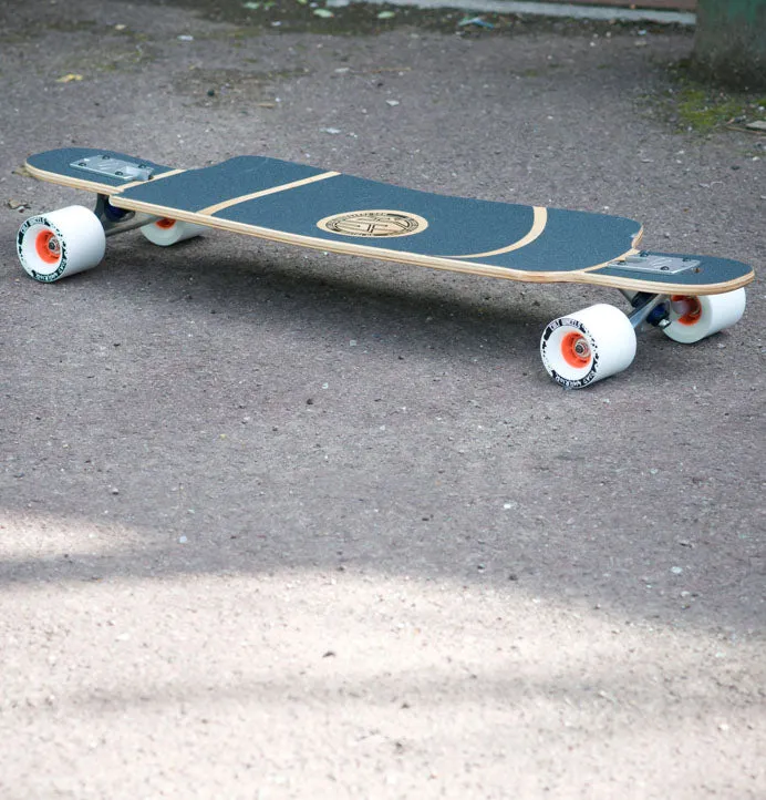 Lush Longboards Freebyrd Lo-Pro Woodgrain Drop-through Longboard