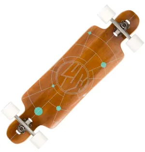 Lush Longboards Freebyrd Lo-Pro Woodgrain Drop-through Longboard