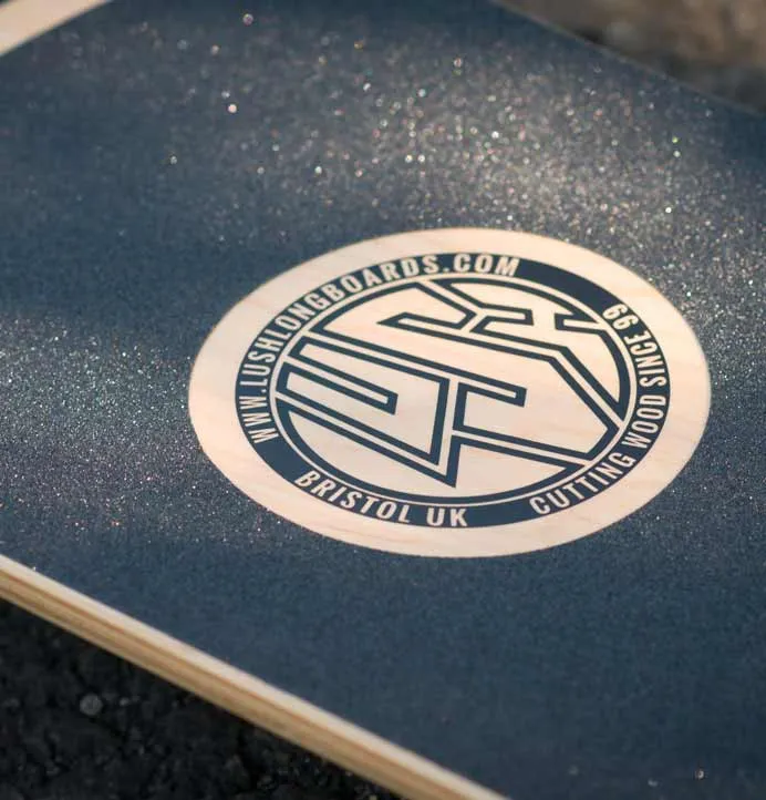 Lush Longboards Freebyrd Lo-Pro Woodgrain Drop-through Longboard
