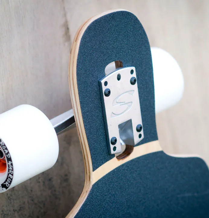 Lush Longboards Freebyrd Lo-Pro Woodgrain Drop-through Longboard