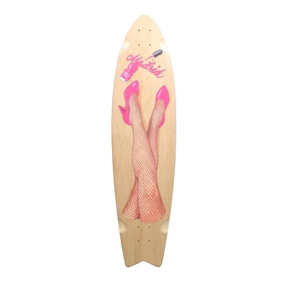 Madrid Legs Gun Fishtail Longboard - 37.75" - Deck