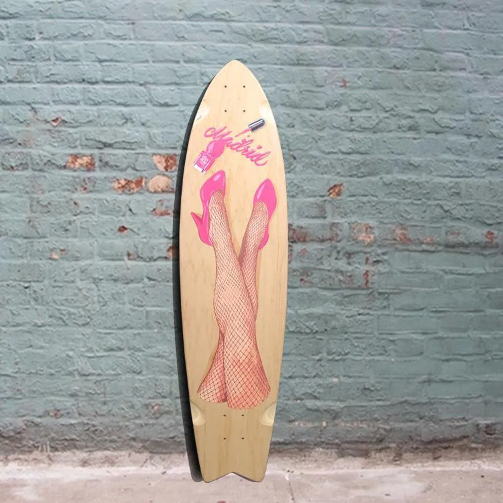 Madrid Legs Gun Fishtail Longboard - 37.75" - Deck