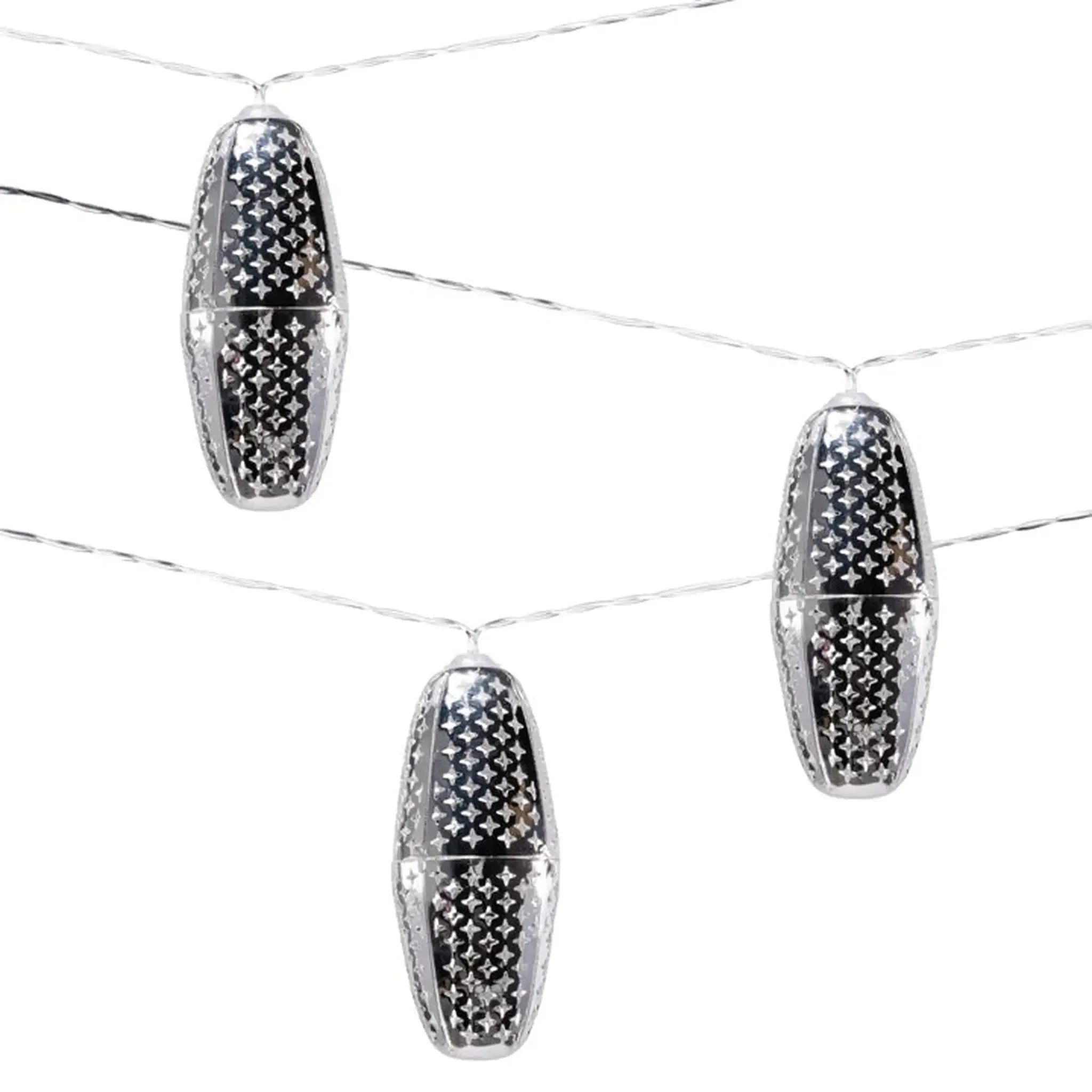 Metallic Marrakesh Star Solar String Lights
