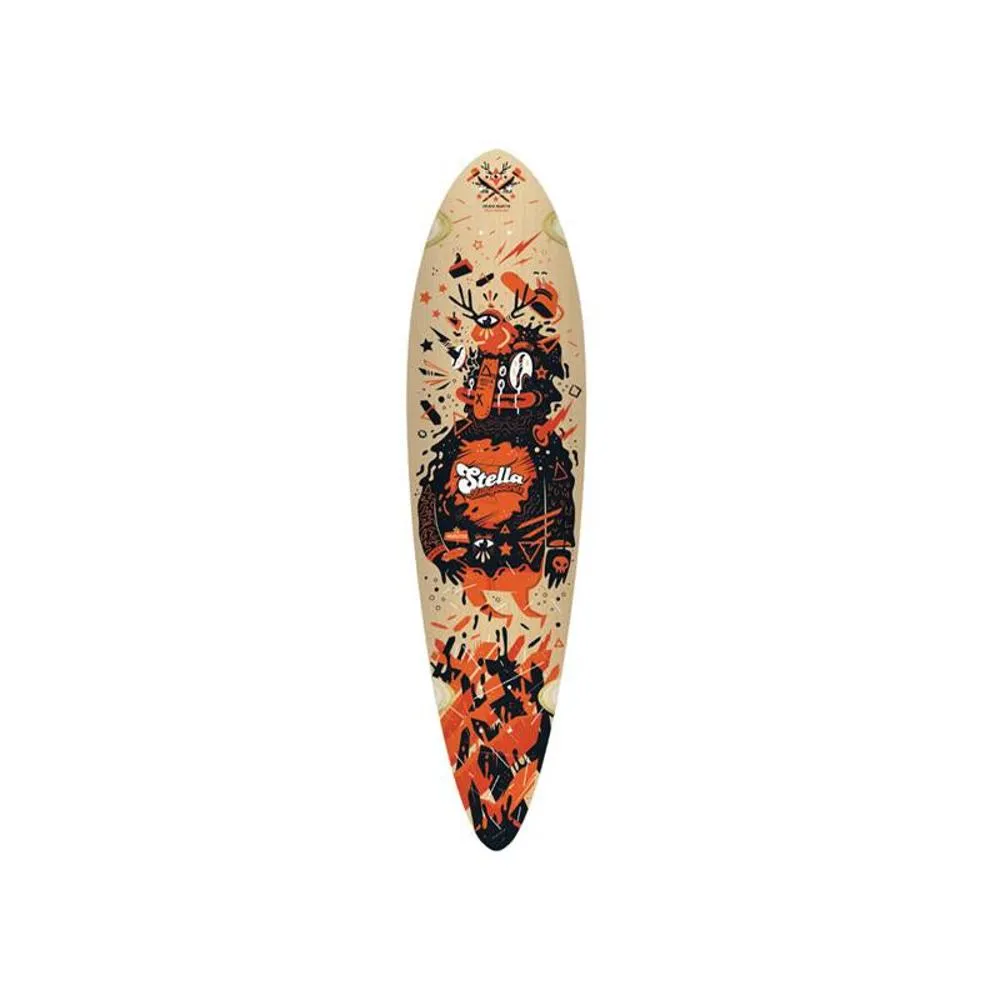 Pintail Longboard Blunt Nose Monster 38" Stella Longboards Deck