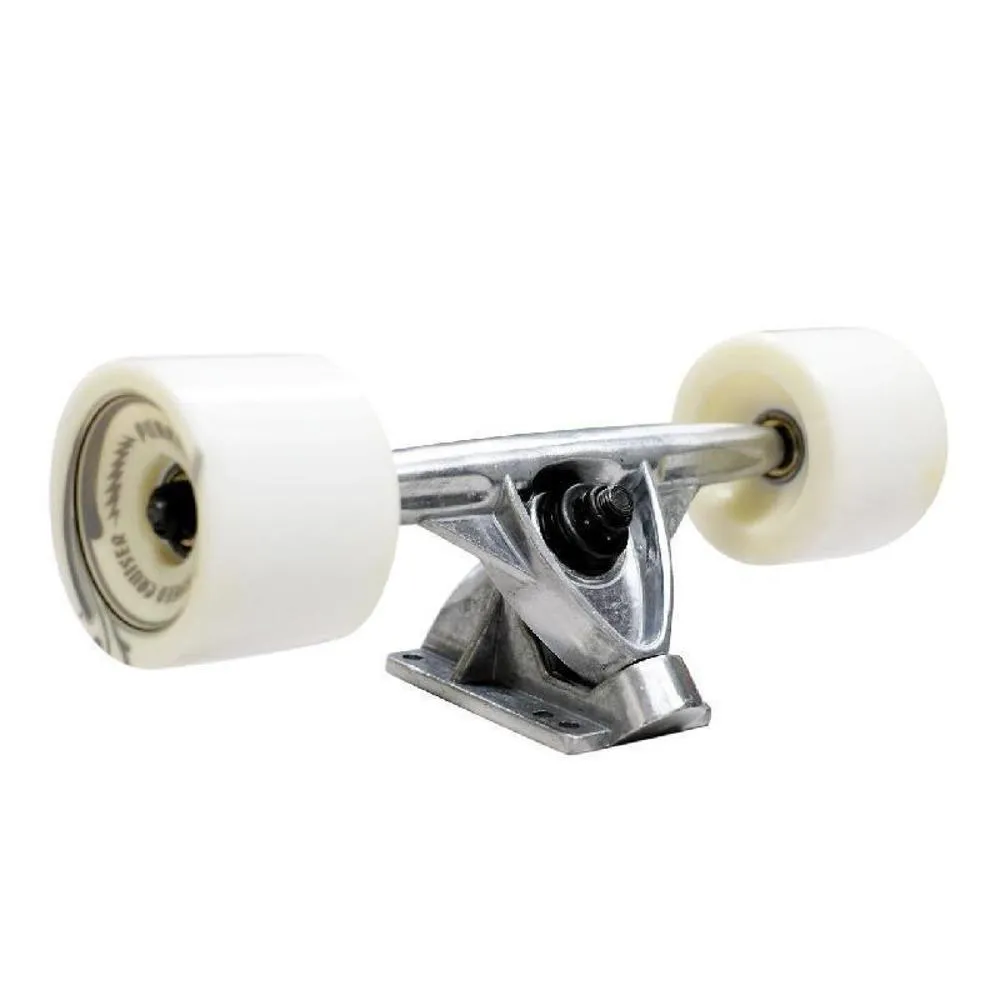 Punked Checkered Orange Kicktail 40" Longboard