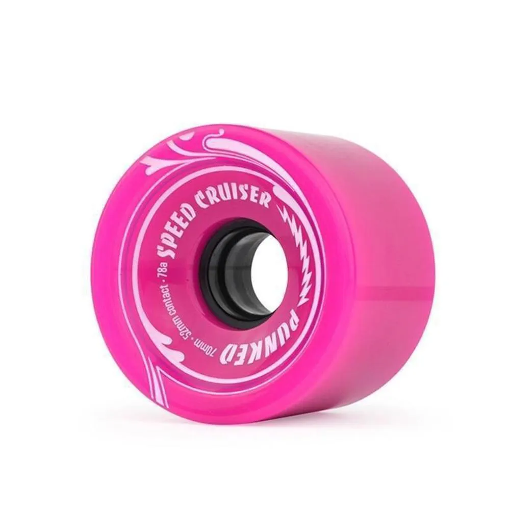 Punked Lowrider Double Drop Gradient Green 40" Longboard