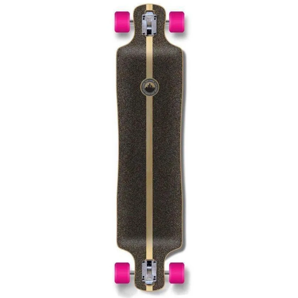Punked Lowrider Double Drop Gradient Green 40" Longboard