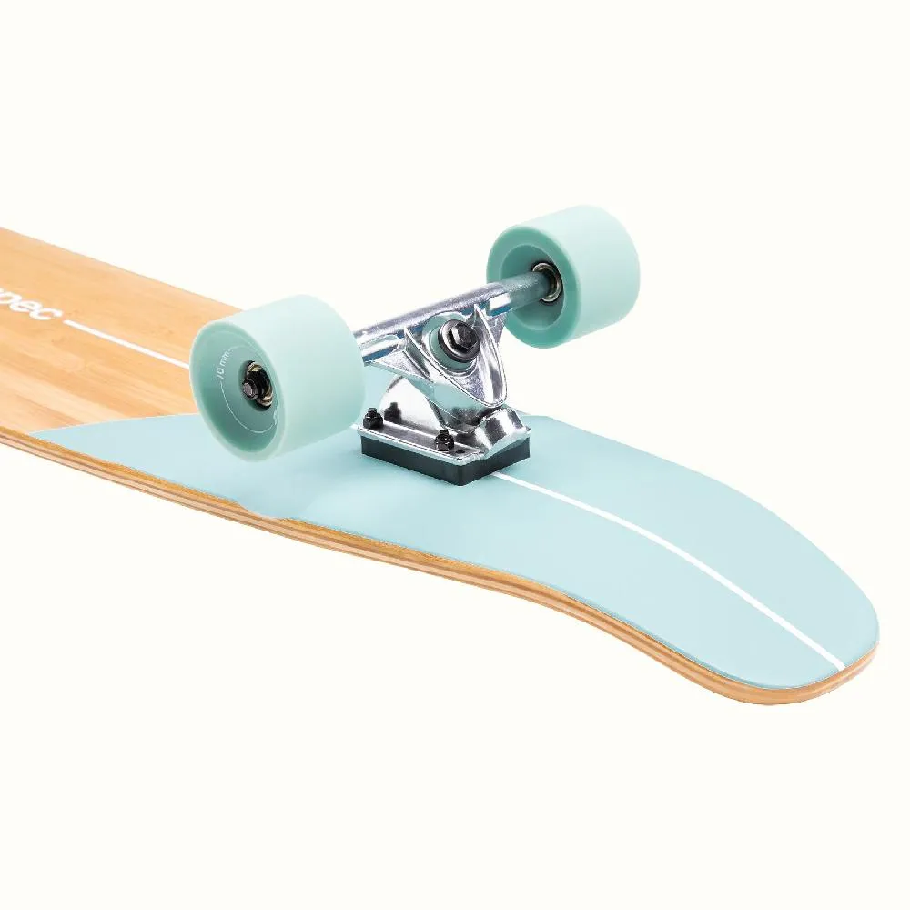 Retrospec Zed Aqua Fishtail 44" Kicktail Longboard