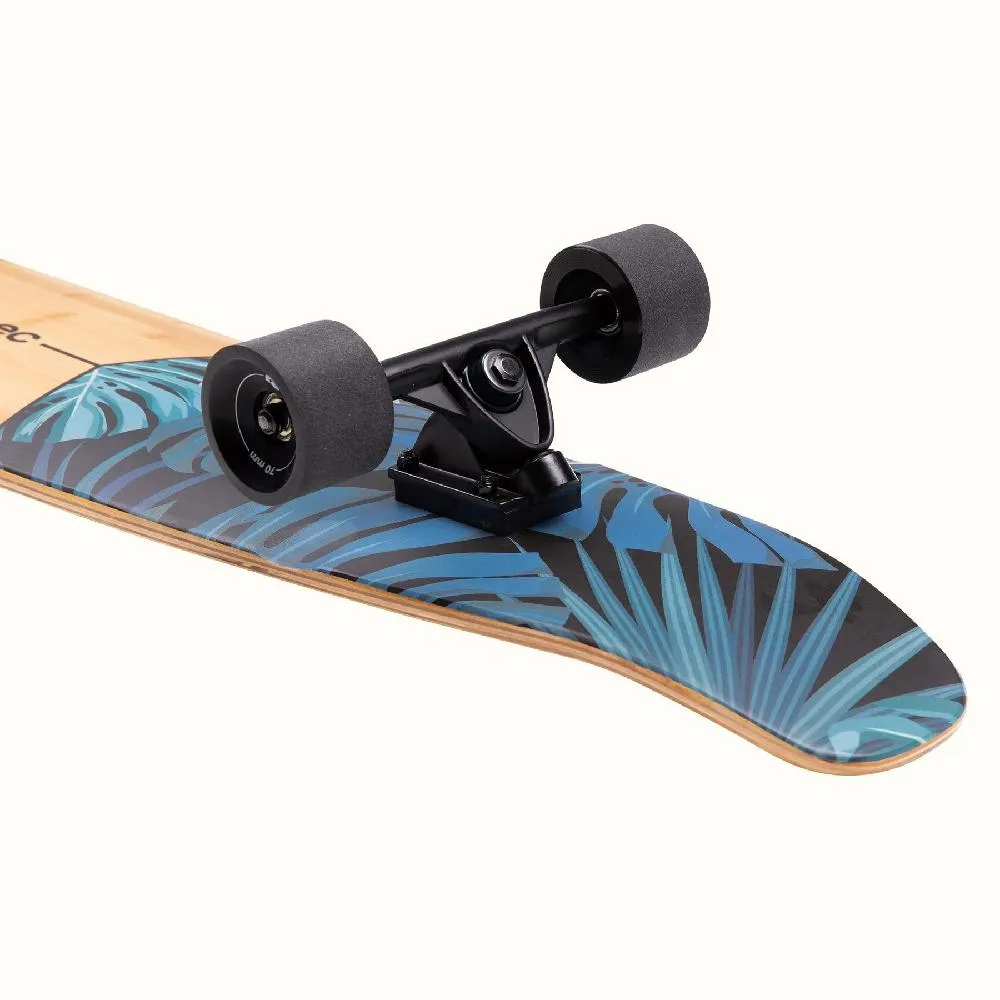 Retrospec Zed Dark Tropics 44" Kicktail Longboard