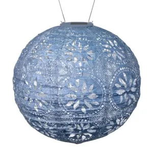 Soji Stella Metallic Blue Boho Globe