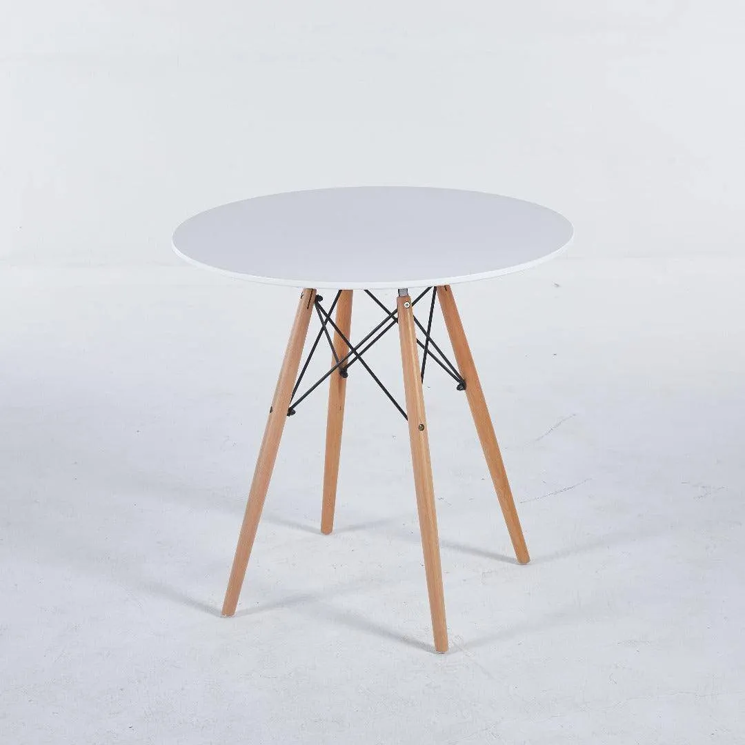 White Eames Table
