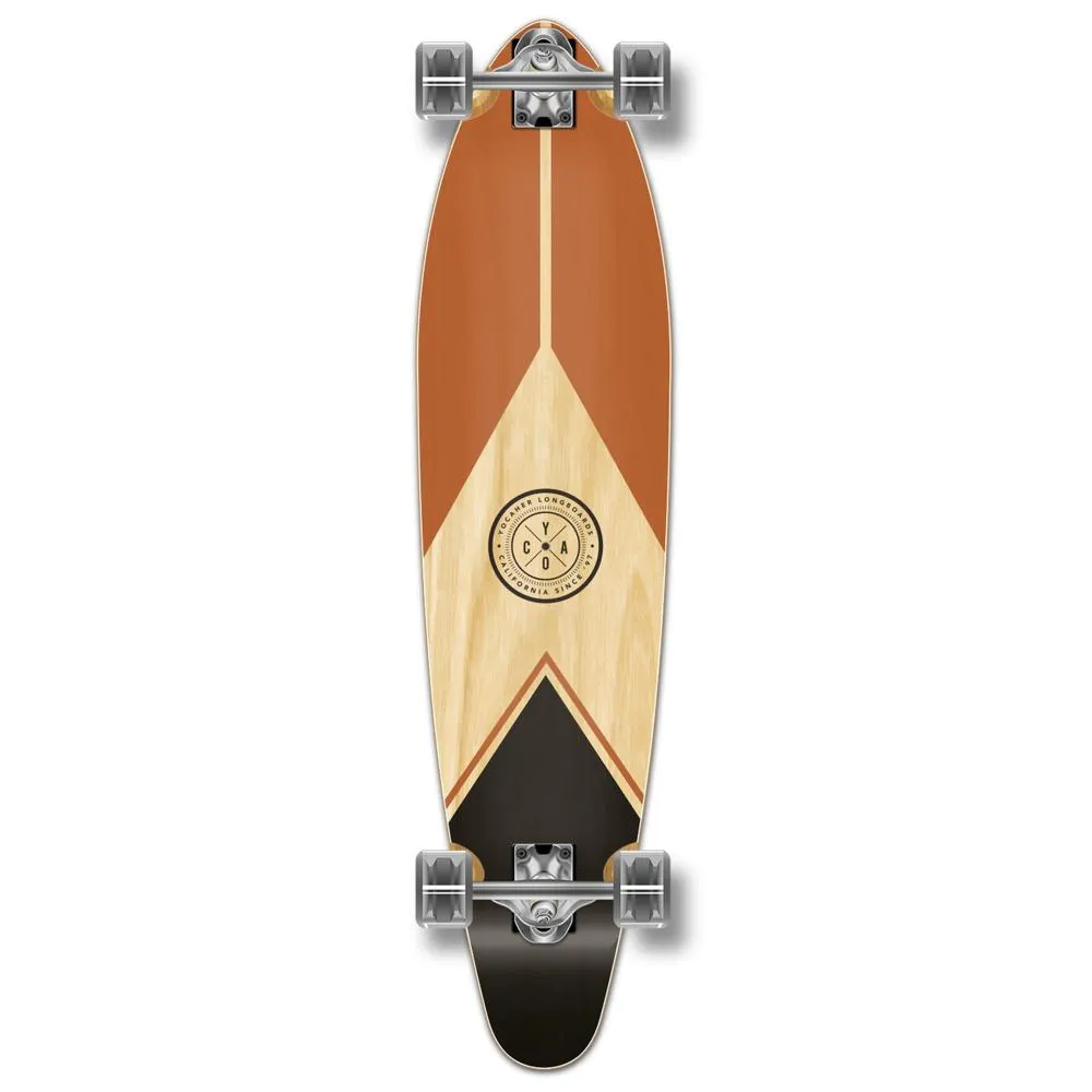Yocaher Mountain - 40" Kicktail Longboard Complete - Earth Series