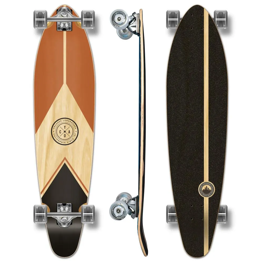 Yocaher Mountain - 40" Kicktail Longboard Complete - Earth Series