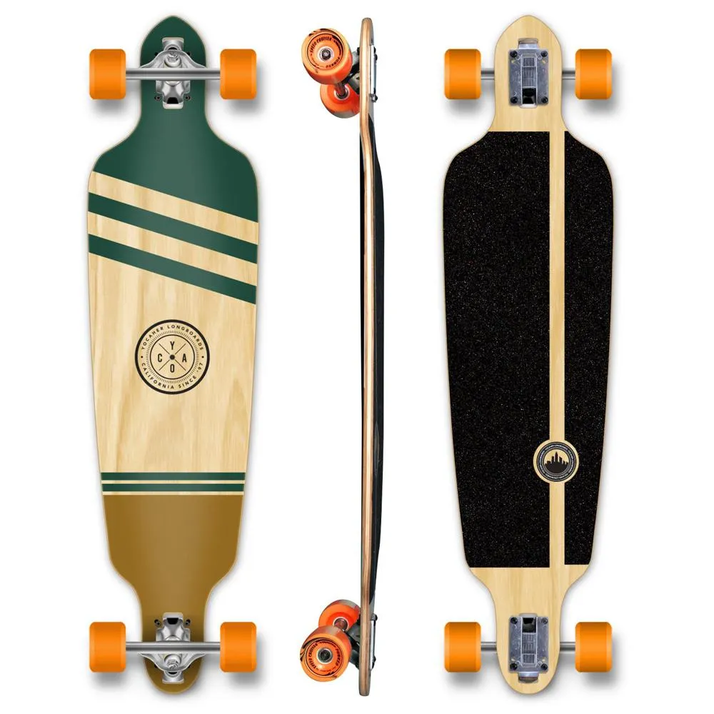 Yocaher Wind 41" Drop Through Longboard Complete - Earth Series